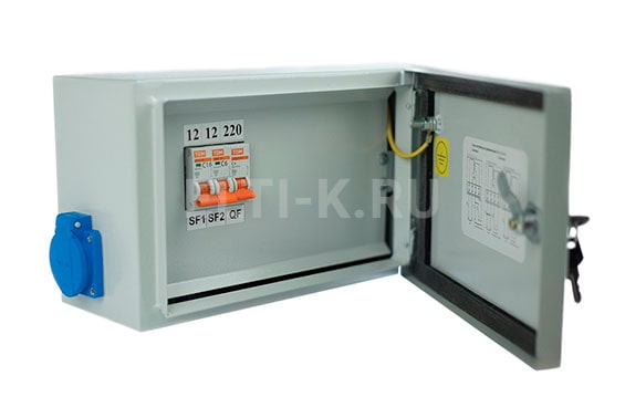 Ящик с понижающим трансформатором ЯТП - 0,25 ; ЯТП - 0,4  степени защиты IP54